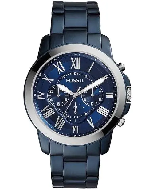Fossil Nate Blue Steel Band Chronograph Watch Fs5230 1783796594 70b59d5e