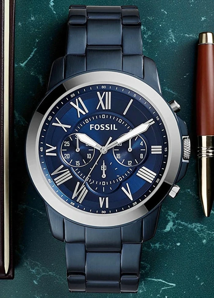 Fossil Nate Blue Steel Band Chronograph Watch Fs5230 Pakistan 1765831224 E329ac96