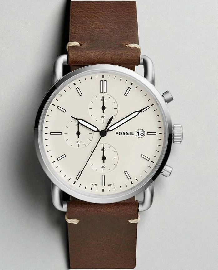 Fossil Commuter Chronograph Cream Dial Mens Watch Swiss Watch 5402 Pakistan 1765831215 Ceb66ac3