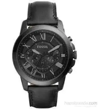 Fossil Fs5132 Mens Chronograph Quartz Leather Strap Black