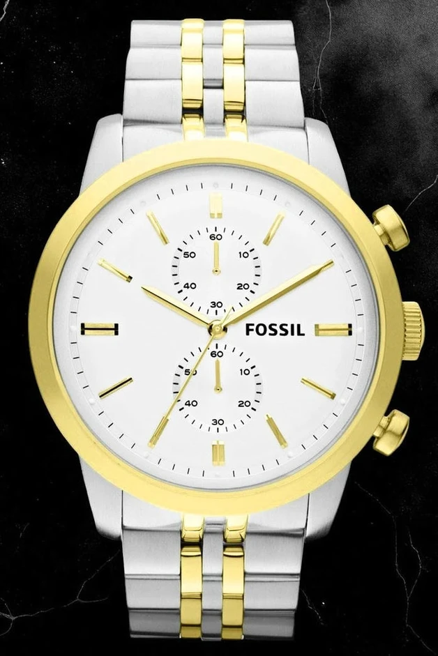 Fossil Townsman Two Tone Chronograph Watch Pakistan 1765831215 48cc8e75