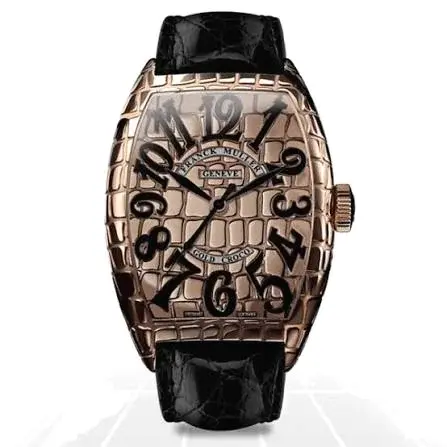 Franck Muller Casablanca Rose Gold Croco 8880 Sc Gold Cro 5n