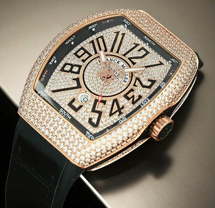 Franck Muller Vanguard Full Diamond Men S Watch205 Pakistan