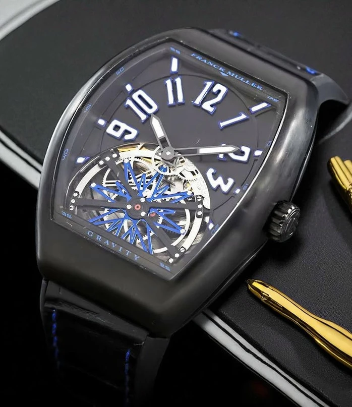 Franck Muller Vanguard Yachting Gravity Tourbillon Black Chain Watch Pakistan 1765831228 5fbdf132