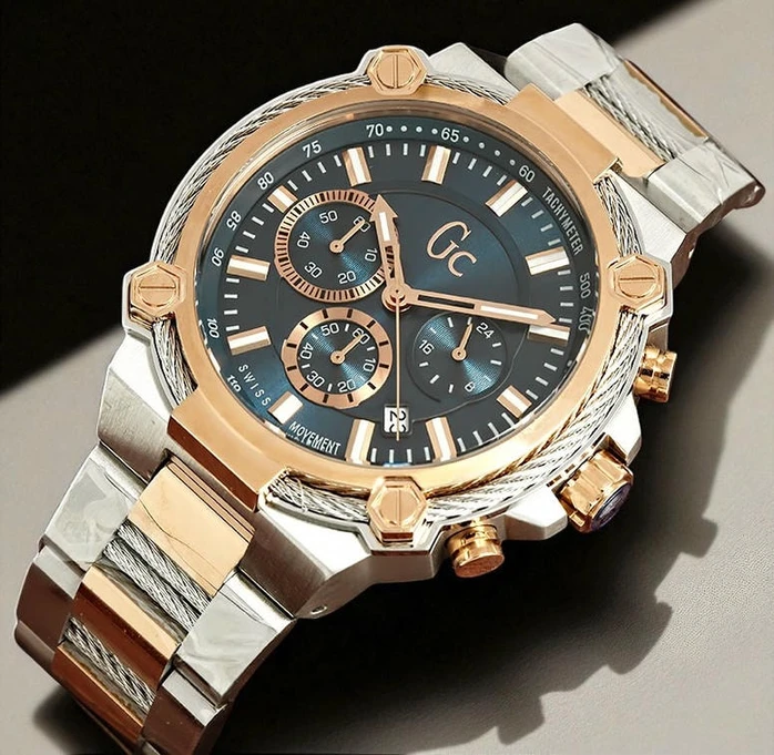 Gc Guess Collection Two Tone Blue Dial Watch Pakistan 1765831252 9da29a3f