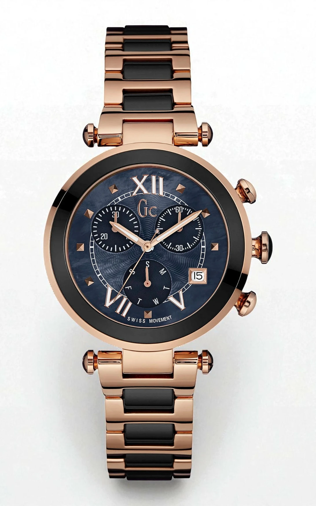 Gc Ladychic Black And Rose Gold 1 Pakistan