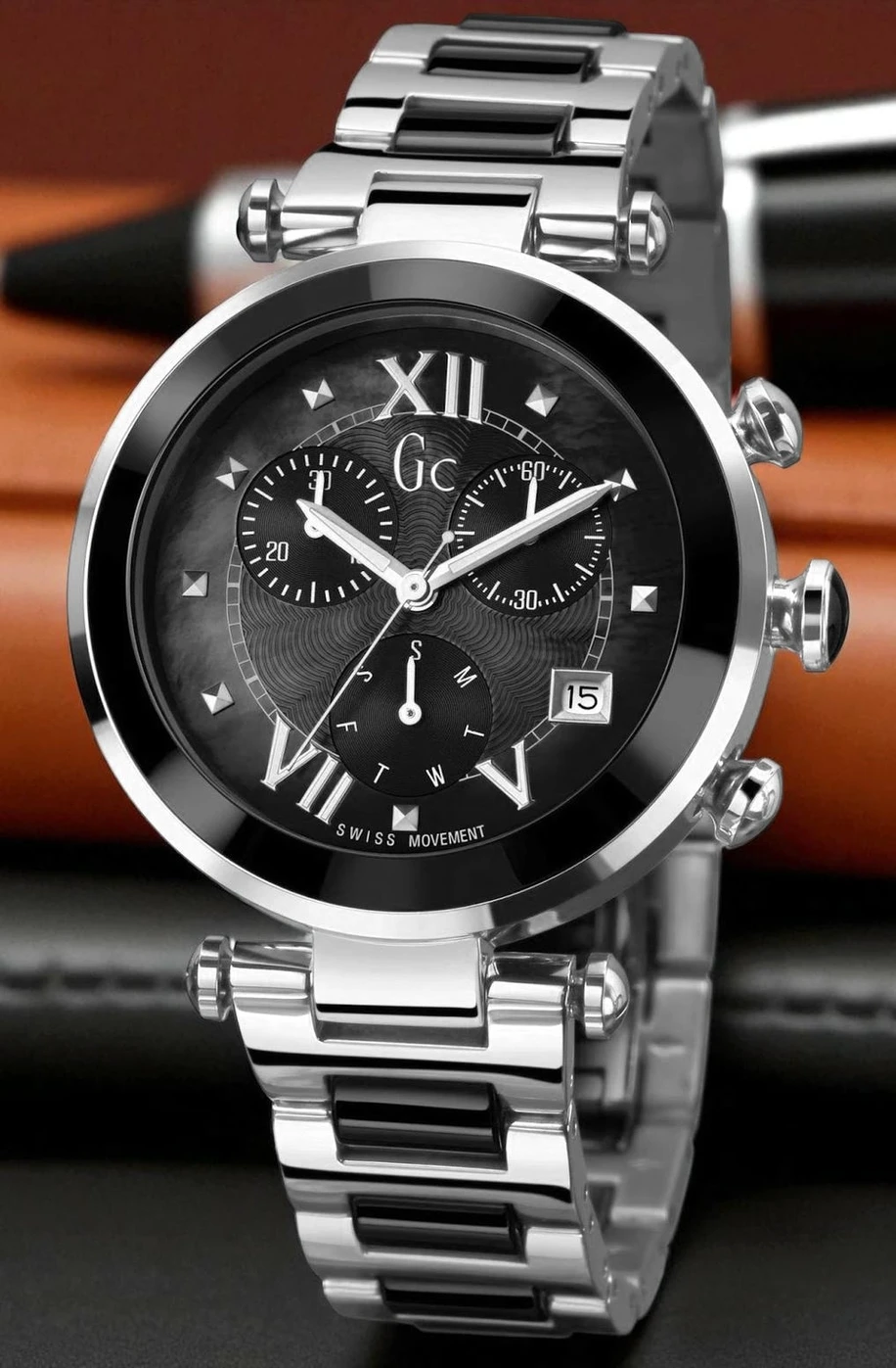 Gc Ladychic Two Tone Watch 42342 Pakistan