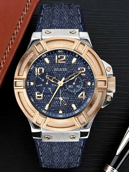 Guess Blue Analog Denim Watch Pakistan