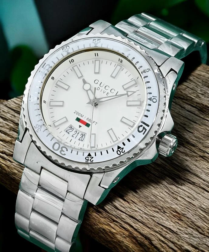 Gucci Dive Quartz White Dial Mens Watch Photoroom 1780998174 39801943