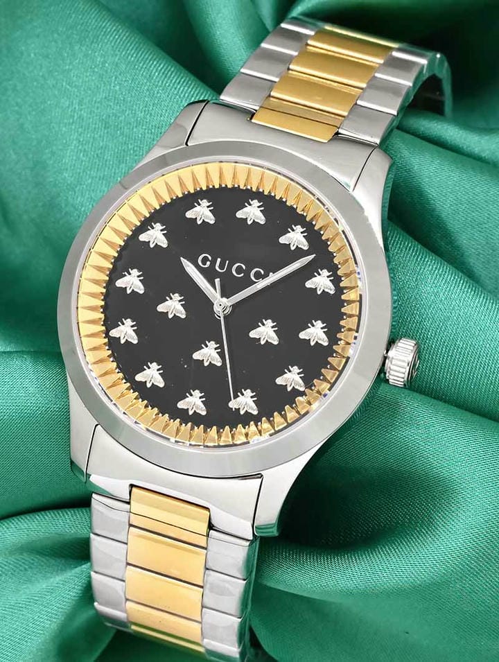 Gucci G Timeless Black Bee Motifs Dial Watch 1768330999 Fa3c918e