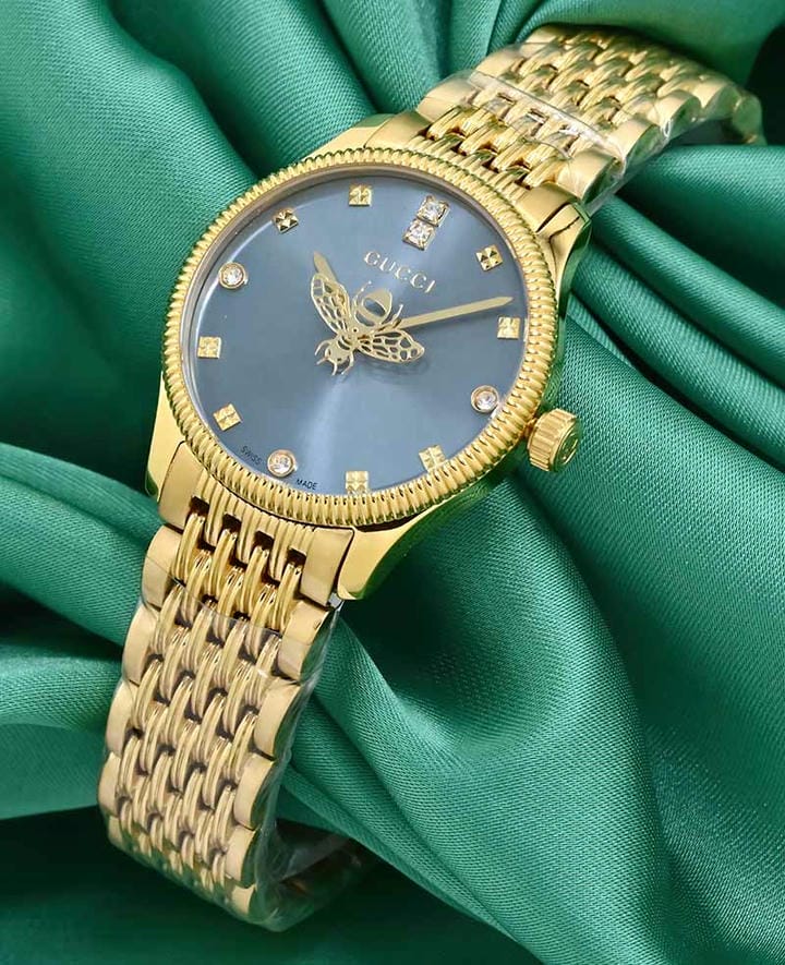 Gucci G Timeless Blue Bee Motif Dial Ladies Watch 1768330999 492560d1