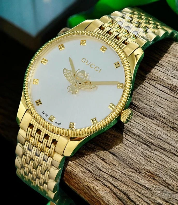Gucci G Timeless Gold Stainless Steel Watch Front Photoroom 1780998177 Eb7fe413