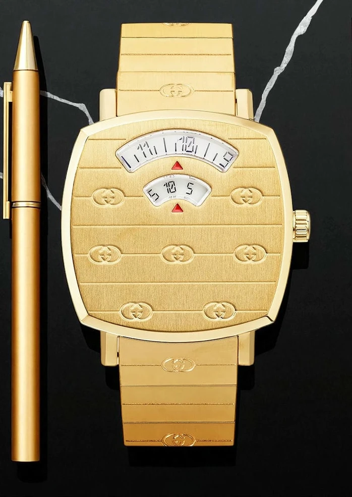 Gucci Grip Ya157409 38mm Gold Stainless Steel Unisex Wrist Watch 17710 Pakistan