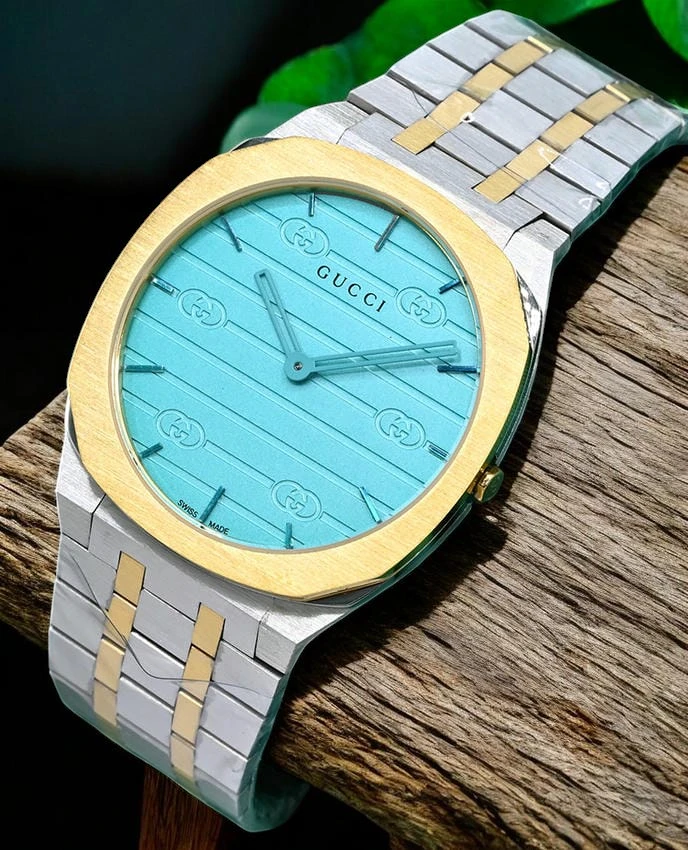 Gucci Men S 25h Two Tone Watch Front Photoroom 1780998178 60771607