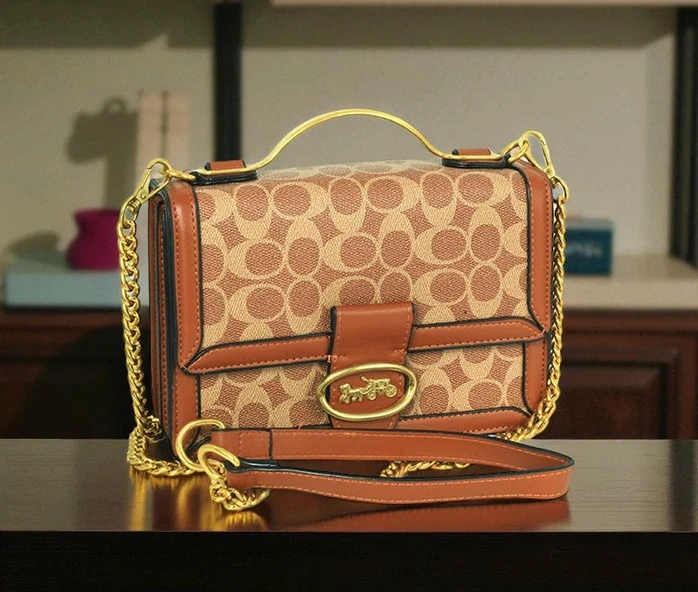 Coach Signature Canvas Riley Top Handle 22 Bag353 Pakistan