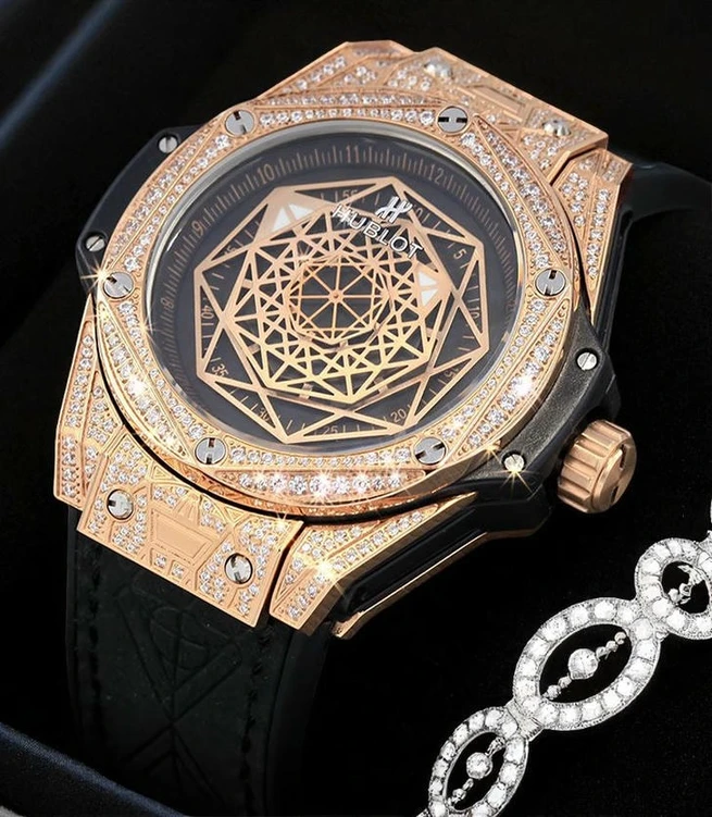 Hublot Big Bang Sang Bleu King Gold Diamond Watch 12029 Pakistan 1765831369 E6b7da8d