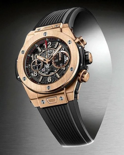Hublot Big Bang Unico Full Magic Gold Watch 8075 Pakistan 1765831371 De89955e