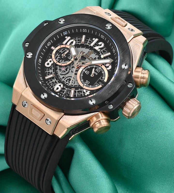 Hublot Big Bang Unico King Gold Black Rubber Strap Watch 1768331017 0b0480c0