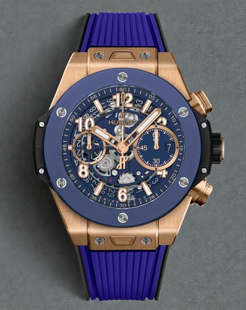 Hublot Big Bang Unico King Gold Blue Watch 1768331015 366a8266