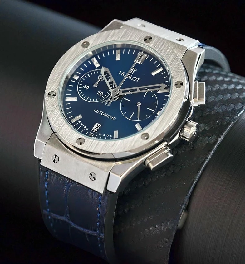 Hublot Classic Fusion Chronograph Blue Watch 623 Pakistan 1765831380 79ee2b55