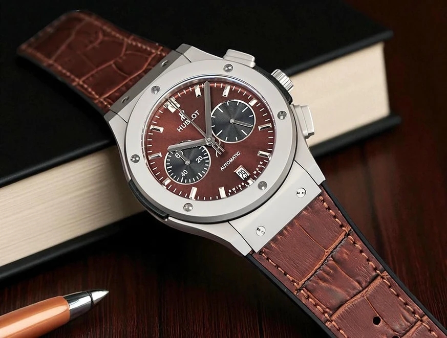 Hublot Classic Fusion Chronograph Brown Watch 10921 Pakistan 1765831380 9267f9b5