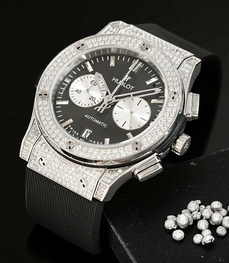 Hublot Classic Fusion Diamond Dial Diamond Bezel Watch 1655 Pakistan 1765831383 6d89bffd