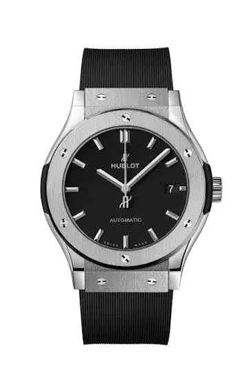 Hublot Classic Fusion Titanium 45mm Titanium Rubber Black Dial