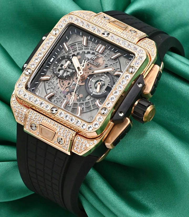 Hublot Square Bang Unico King Gold Watch 4