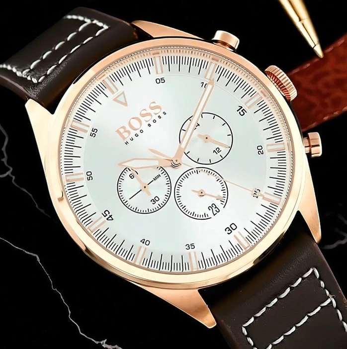 Hugo Boss Champion Silver Dial Chronograph Watch007 Pakistan 1765831409 53173ecd
