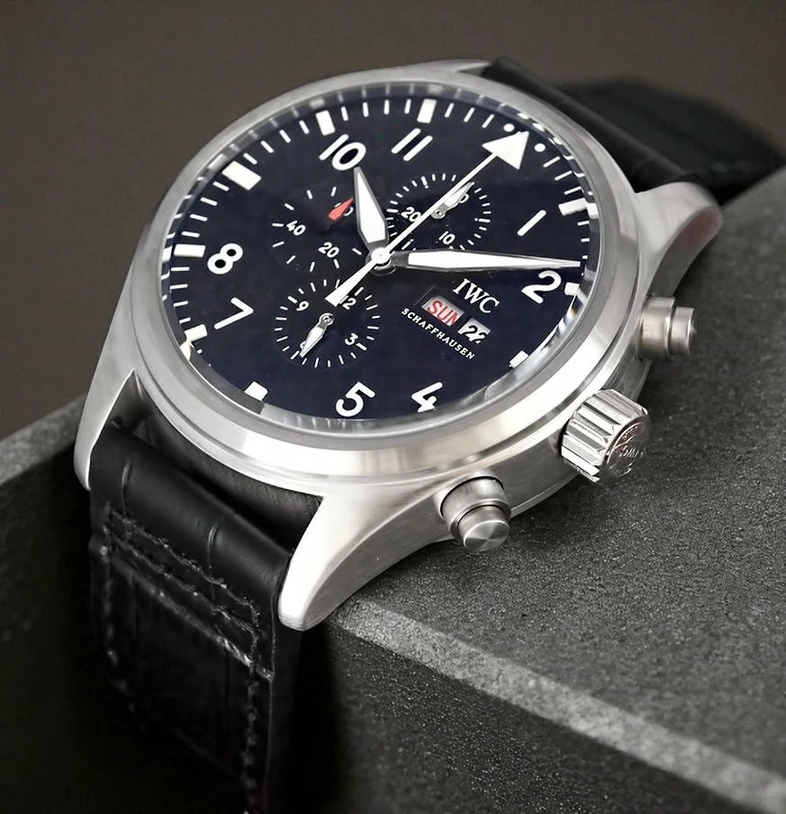 Iwc Pilot Black Automatic Chronograph Mens Watch 441 Pakistan 1765831418 28c9b97b