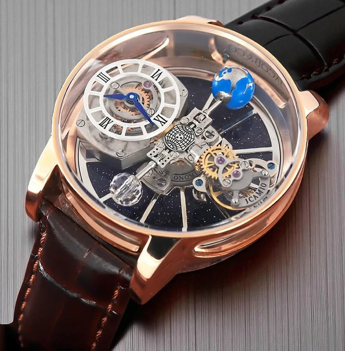 Jacob Co Astronomia Meteorite Triple Axis Gravitational Tourbillon Watch16167 Pakistan