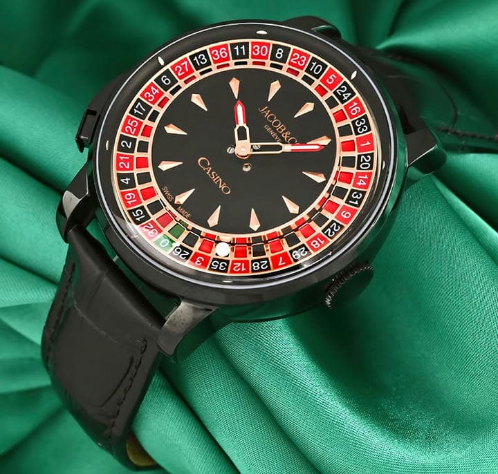 Jacob Co Casino Tourbillon Black Automatic Watch 1768331026 71309f56