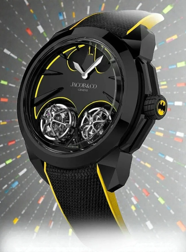 Jacob Co Gotham City Double Tourbillon Watch 1768331025 Bf0336f2