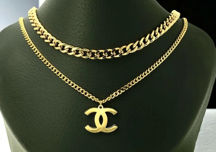 Chanel Double Chain Cc Necklace Gold 1323a Pakistan 1765831464 1bebe43f