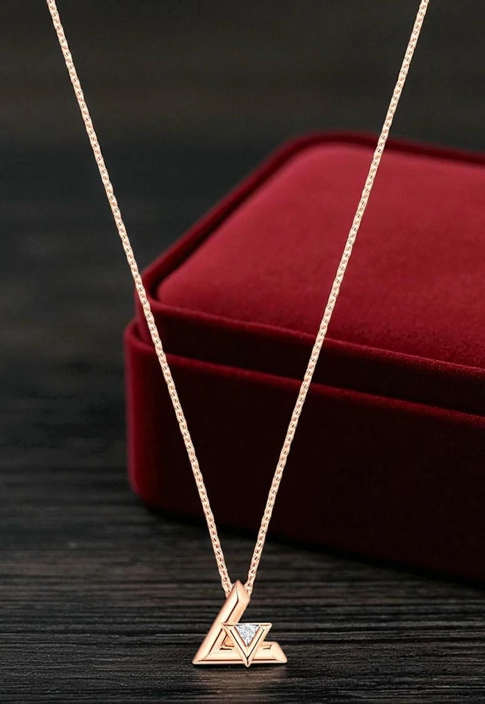 Lv Volt One Small Pendant Pink Gold And Diamond034 Pakistan