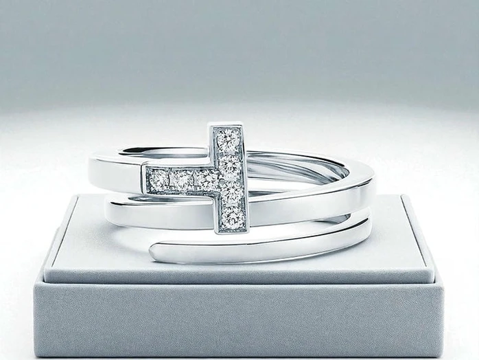 Tiffany T Diamond Square Wrap Ring Pakistan