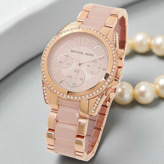 Michael Kors Blair Rose Gold Tone Chronograph Ladies Watch Pakistan 1765831510 2f2850ff