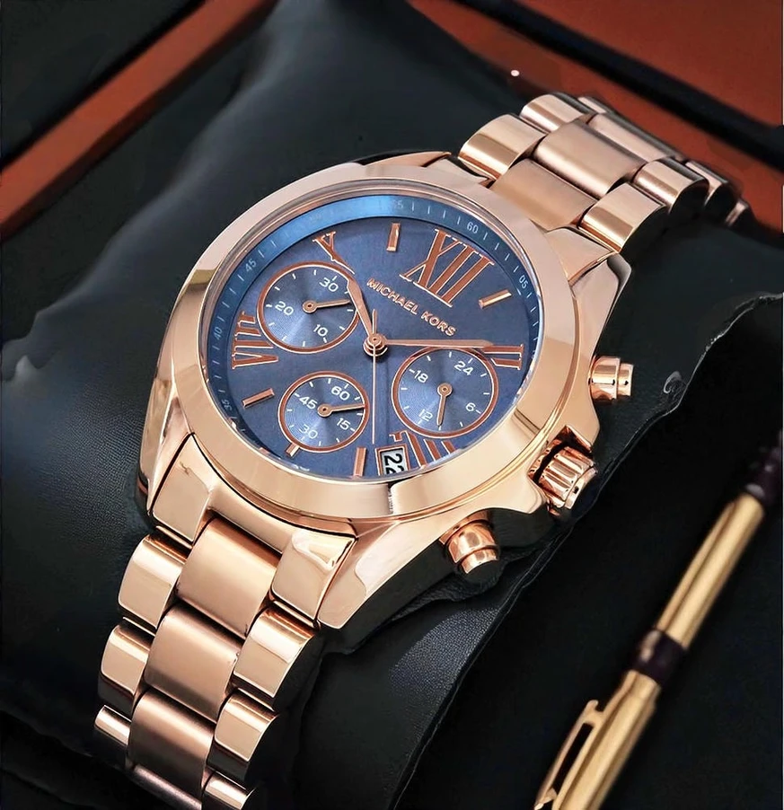 Michael Kors Blue Dial Stainless Steel Ladies Watch Pakistan 1765831511 65a7463a