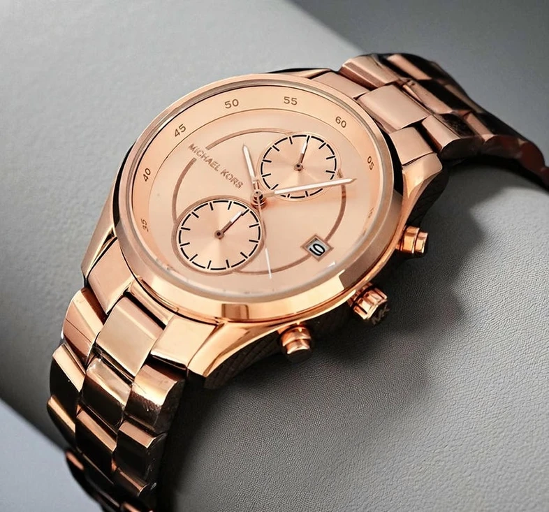 Michael Kors Briar Rose Gold Tone Dial Ladies Watch Pakistan