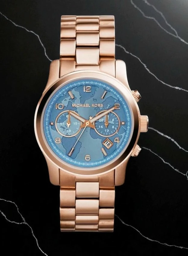 Michael Kors Hunger Stop 100 Rose Gold Watch Pakistan 1765831521 E053df63