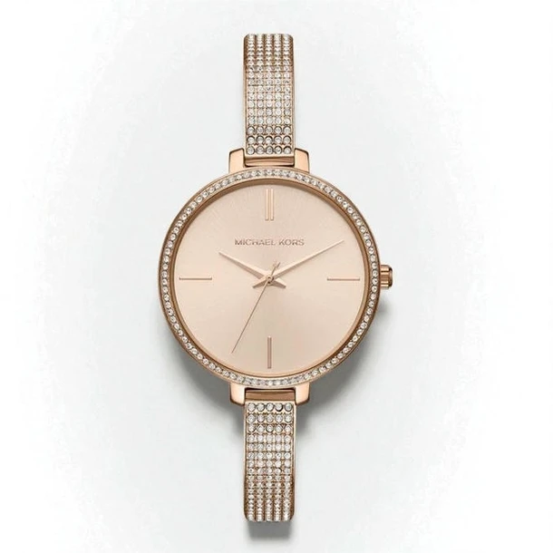 Michael Kors Jaryn Crystal Rose Gold Dial Ladies Watch Pakistan 1765831522 F0746df0