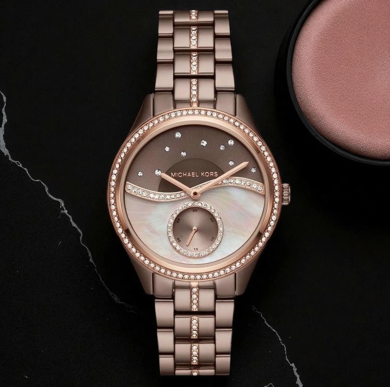 Michael Kors Ladies Lauryn Sable Tone Watch Pakistan 1765831524 Aea9214c