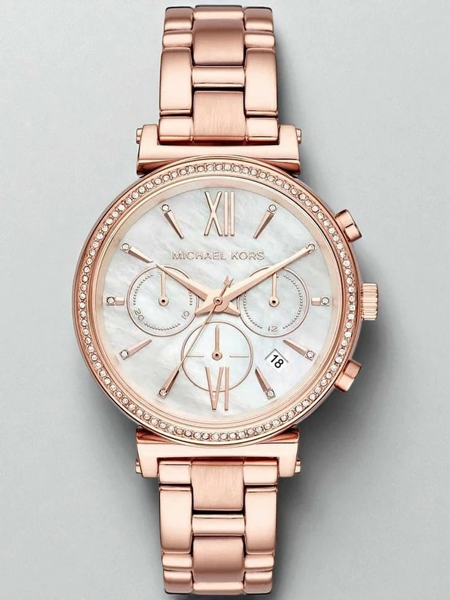 Michael Kors Ladies Sofie Rose Gold Plated Watch Mk6576 Pakistan 1765831528 C8b375db