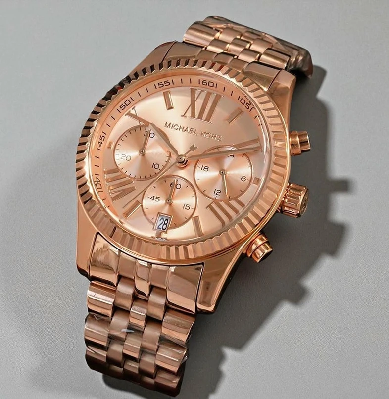 Michael Kors Lexington Chronograph Rose Gold Pvd Ladies Watch Pakistan 1765831530 Eeac7848