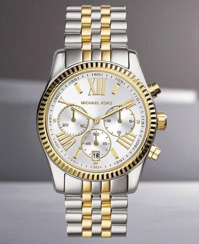 Michael Kors Mk5955 Lexington Two Tone Chronograph Watch906 Pakistan 1765831536 F9058e2c