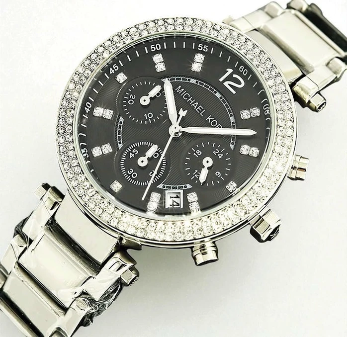 Michael Kors Parker Black Dial Watch668 Pakistan