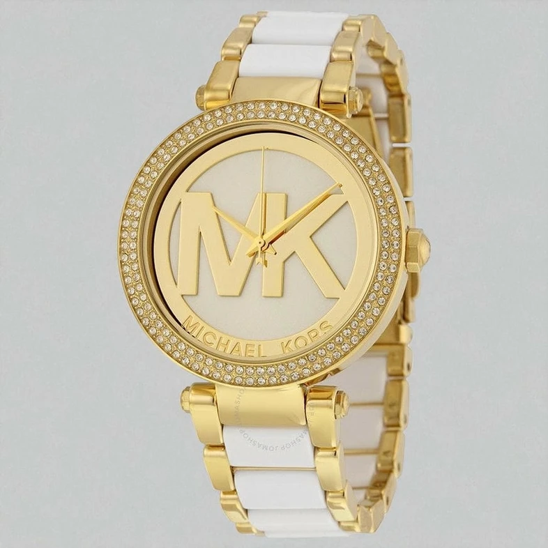 Michael Kors Parker Gold Tone And White Acetate Ladies Watch Mk6313 1 Pakistan 1765831504 5692fef4
