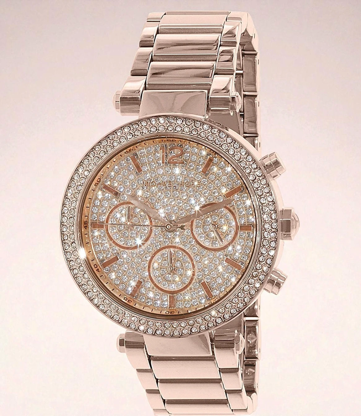 Michael Kors Parker Rose Gold Stainless Steel Glitz Dial Women S Chronograph Watch Mk5857 Pakistan 1765831541 A0225d31