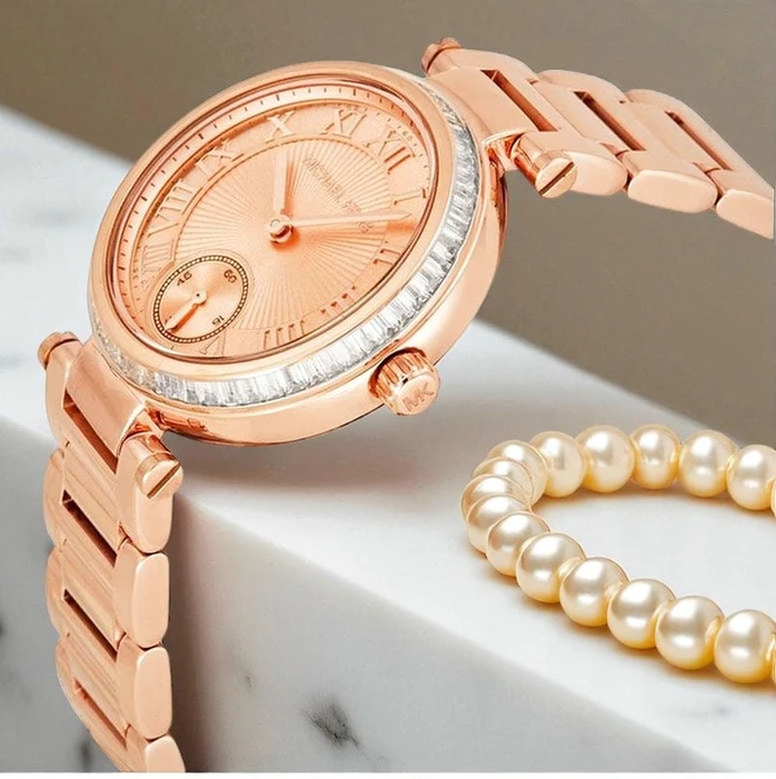 Michael Kors Skylar Rose Gold Dial Rose Gold Tone Ladies Watch Pakistan