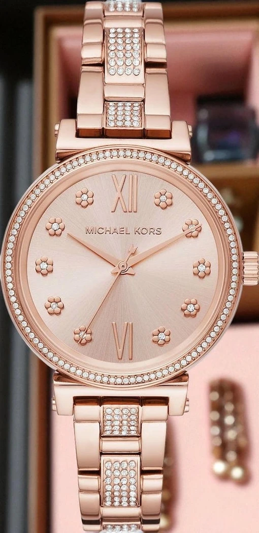 Michael Kors Sofie Crystal Rose Dial Ladies Watch Mk3882 Watch Pakistan